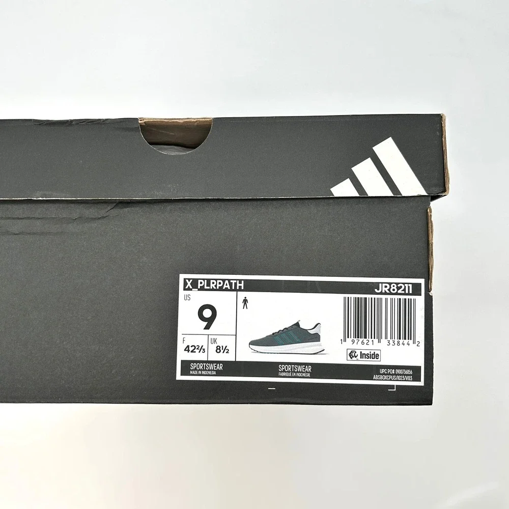 adidas X_PLR Path Mens Size 9 Casual Sneakers Grey Teal Cloudfoam NEW‎ JR8211
